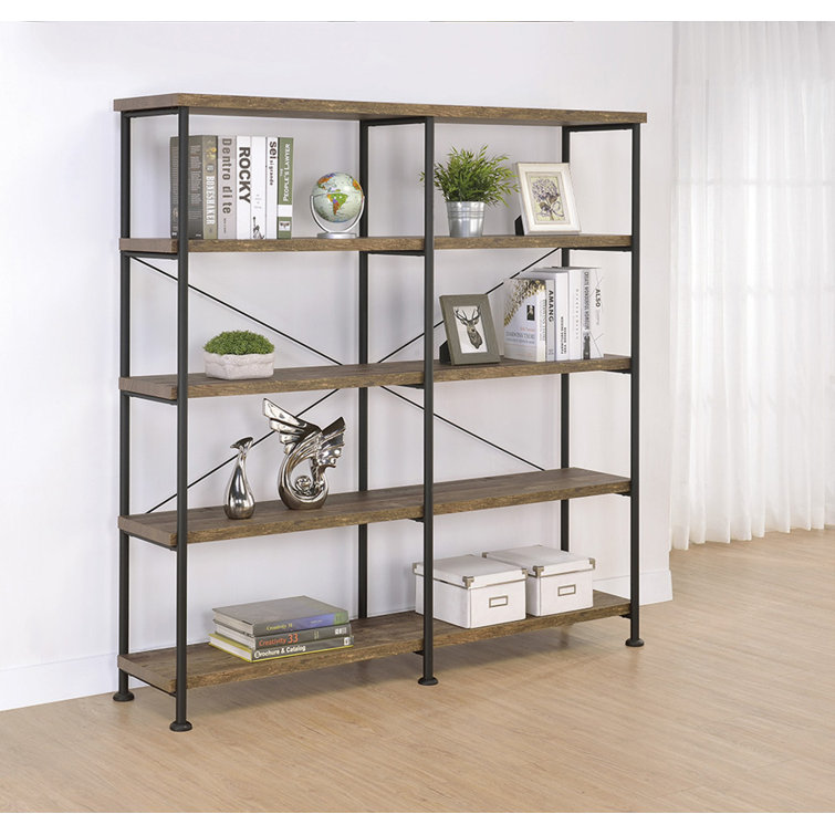 Trent Austin Design® Fallon 63'' H x 60'' W Steel Library Bookcase